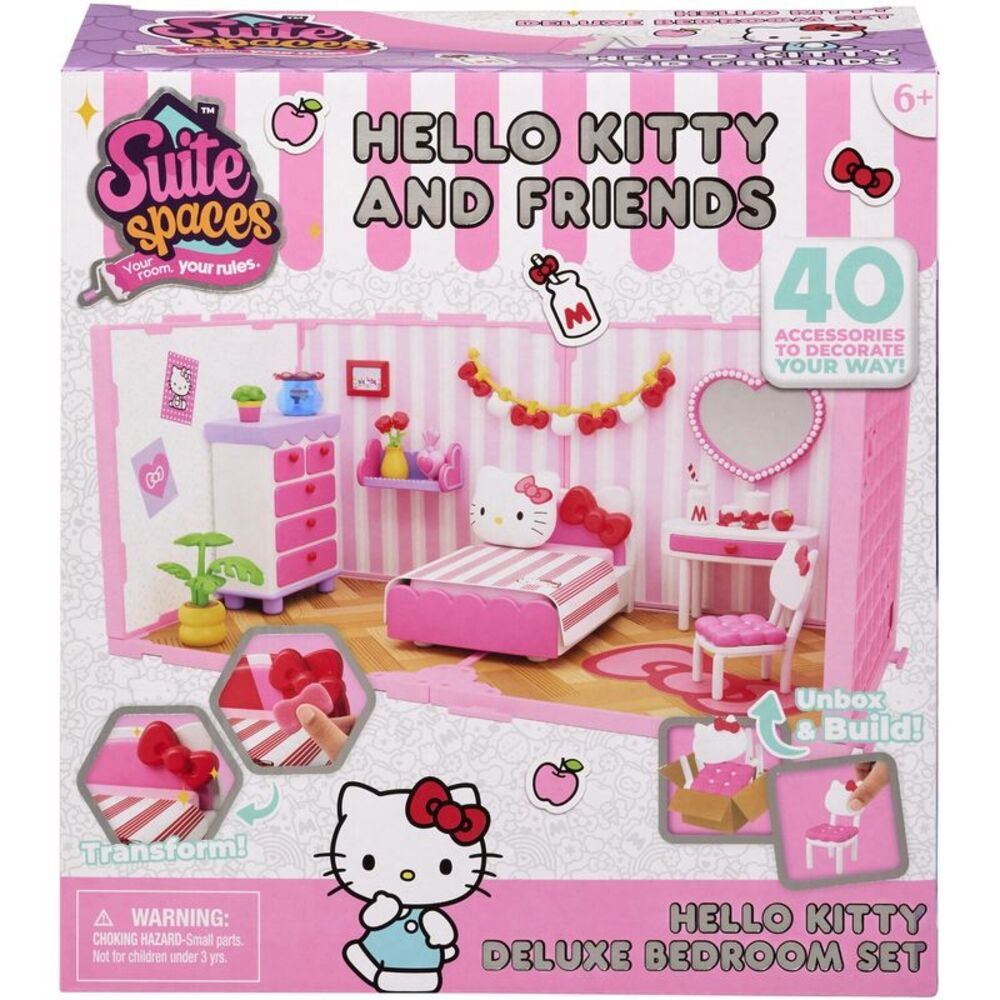 Suite Spaces Hello Kitty & Friends Hello Kitty Deluxe Bedroom  COLLECTIBLES